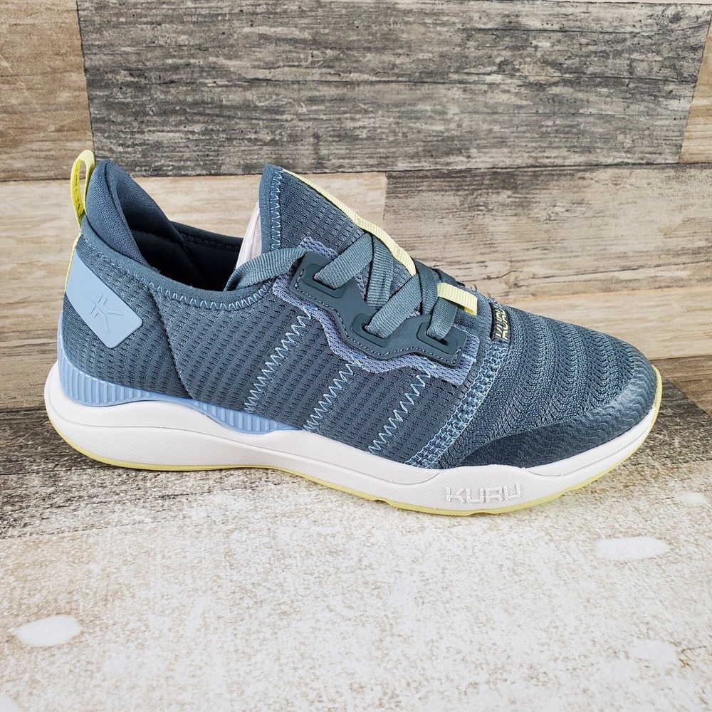 KURU‎ Stride Move Womens Shoes Sz 6 M Running Blue Haze Lace Up Casual Sneakers